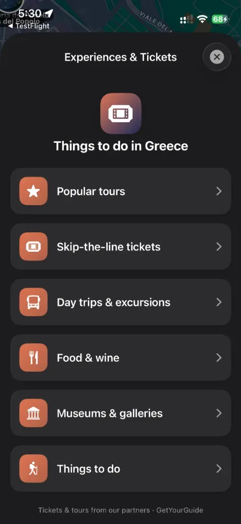 Experiences & Tickets